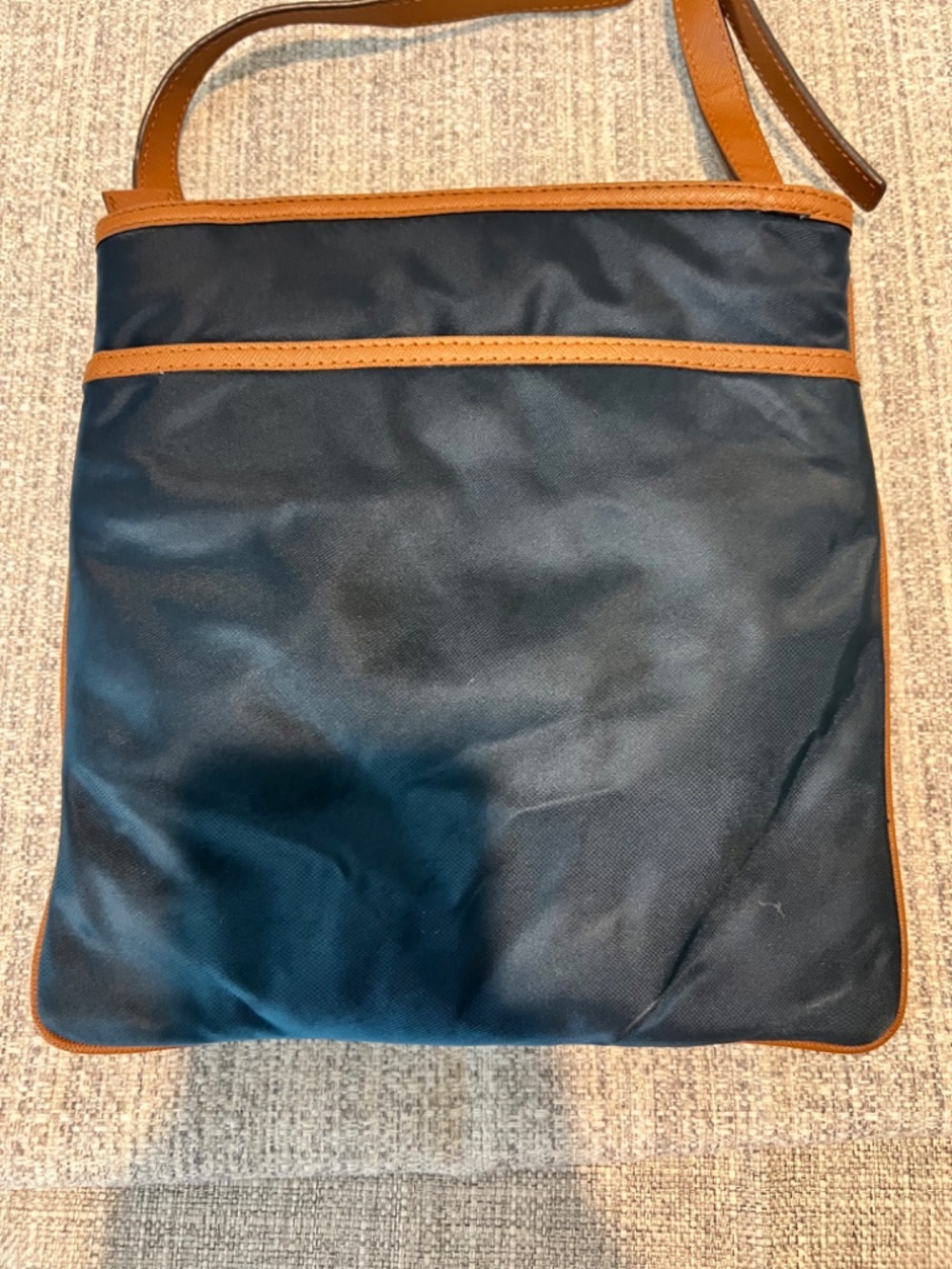 Michael Kors Navy Nylon Crossbody Bag - Picture 3 of 10